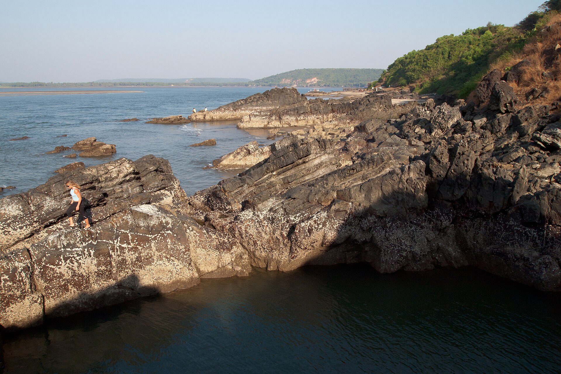 Vagator Beach cliffs, Goa